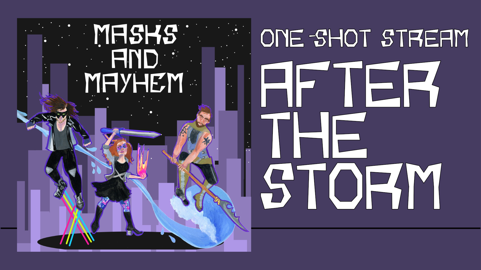 Stream After the Storm Masks and Mayhem Podcast